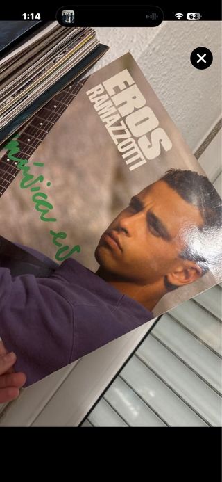 Vinilo Eros Ramazzotti Cuanto tiempo