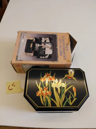 Carillon portagioie ottagonale ballerina