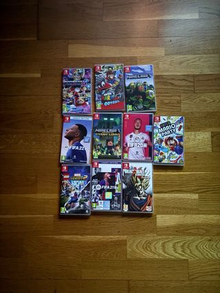 Nintendo Switch + 10 Juegos + Accesorios