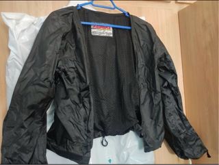Chaqueta de moto negra