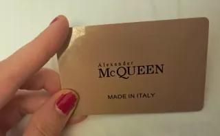 Alexander McQueen Zapatillas Blancas y Negras