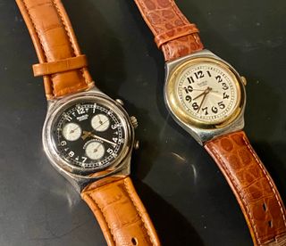 2 Relojes Swatch Irony Vintage 90s