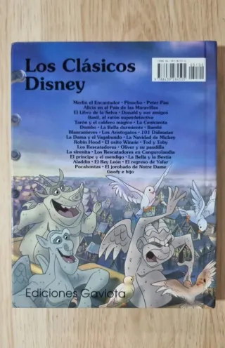 Clásico cuento Disney.El jorobado de Notre Dame.