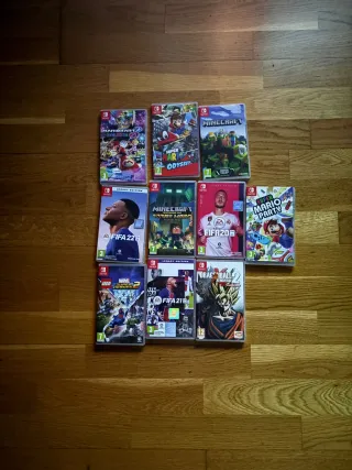 Nintendo Switch + 10 Juegos + Accesorios