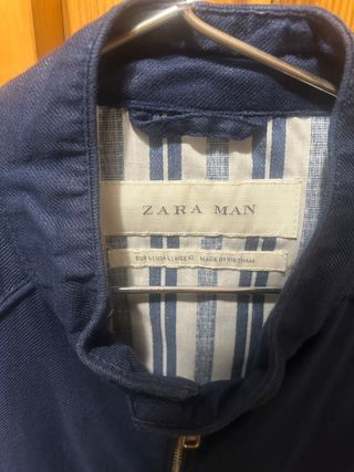 Camisa Zara Hombre Azul