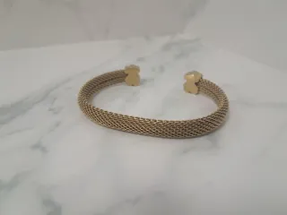 Pulsera Tous Oso Dorada