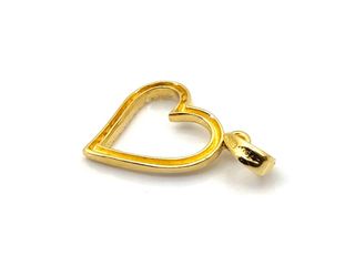 colgante oro 18k con piedra con circonita