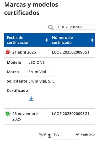 BALIZA-LUZ DE EMERGENCIA  V16 LEDONE CONNECTED