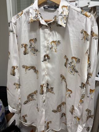 Camisas Zara Satén
