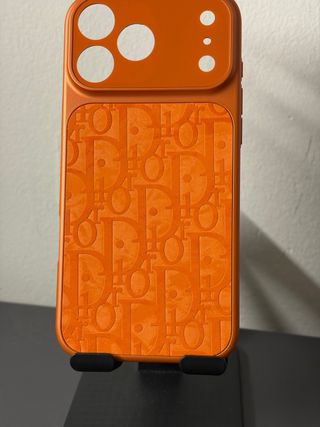 Cover iPhone 17 Pro Max Dior Arancione