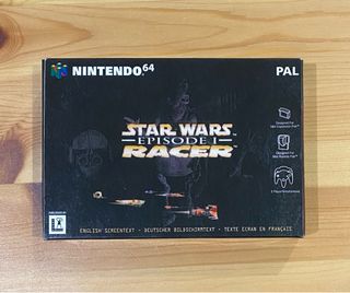 Caja mini Star Wars Episode I: Racer N64 PAL