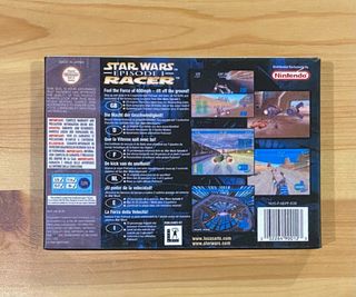 Caja mini Star Wars Episode I: Racer N64 PAL