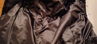 Abrigo de Astracán Negro 3/4