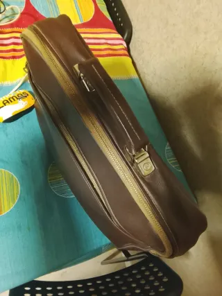 Maletín vintage piel marrón Areitio