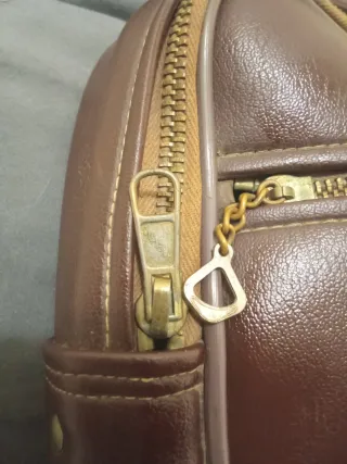 Maletín vintage piel marrón Areitio