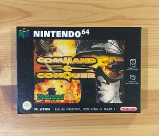 Caja mini Command & Conquer N64