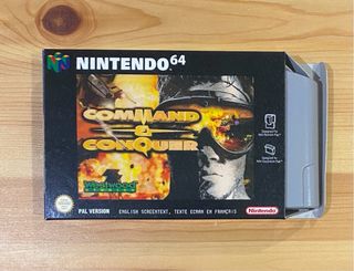 Caja mini Command & Conquer N64