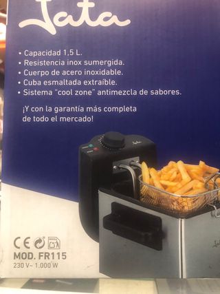 Freidora tradicional de aceite Jata FR115 Nueva