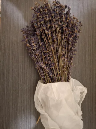 Ramillete de lavanda seco