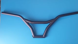 Guiador de bicicleta preto replica Haro Kneesaver