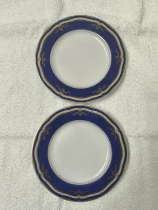 Platos de postre usados