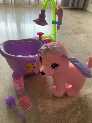 Barbie Perrito Baño Juguete