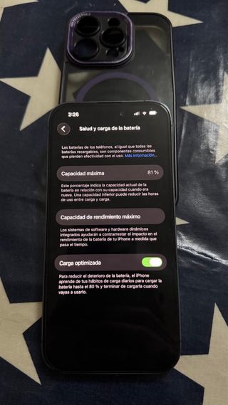 iPhone 14 Pro Gris/Morado