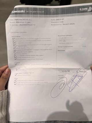 Kawasaki Z900 A2 año 2024