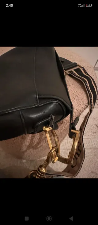 Bolso Saddle Dior Negro