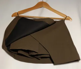 Falda Pantalón Zara Marrón Chocolate Talla XS