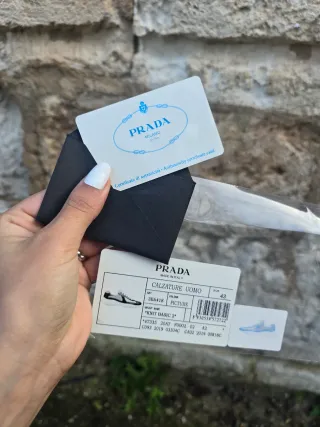 Zapatillas Prada Azul y Blanco