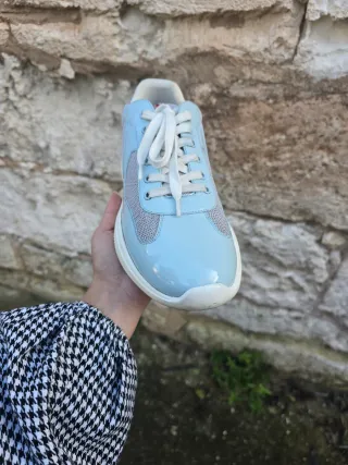 Zapatillas Prada Azul y Blanco