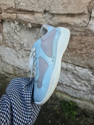 Zapatillas Prada Azul y Blanco