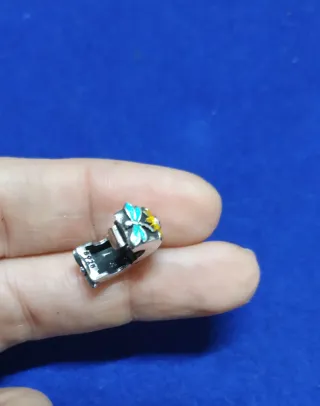 Charm Clip Mariquita Libélula Flor Pulsera Pandora