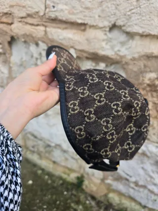 Gorra Gucci Marrón y Dorado