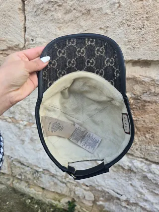 Gorra Gucci Marrón y Dorado