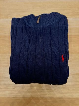 Maglione Polo Ralph Lauren collo alto M grigio