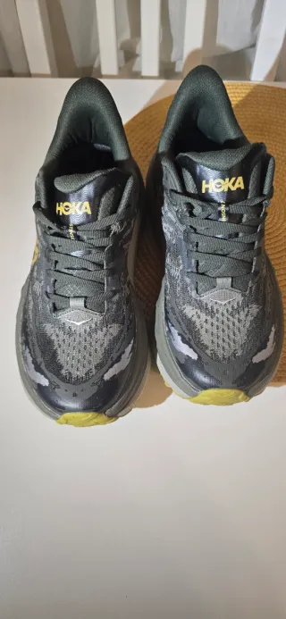 Zapatillas Hoka Hombre Gris/Verde