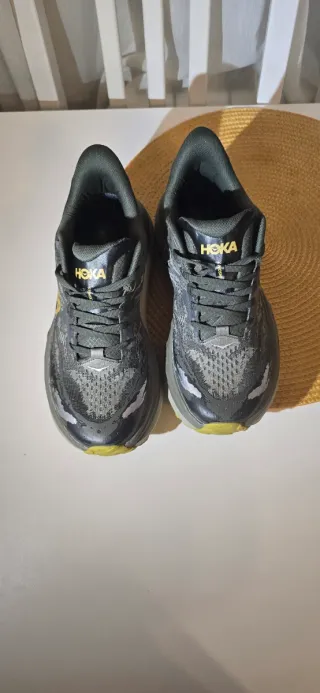 Zapatillas Hoka Hombre Gris/Verde