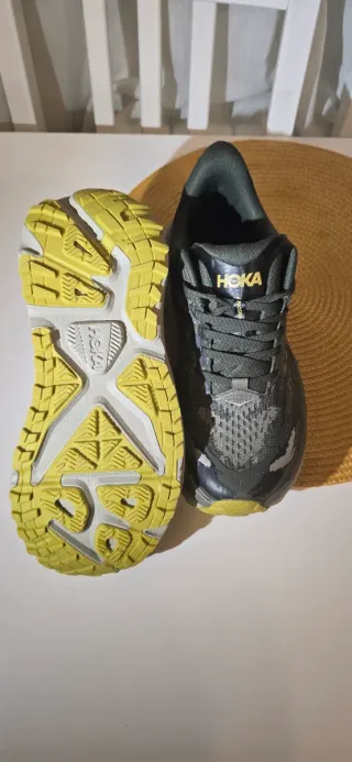 Zapatillas Hoka Hombre Gris/Verde