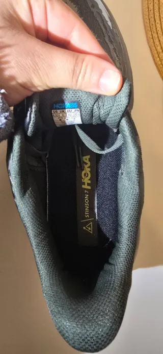 Zapatillas Hoka Hombre Gris/Verde