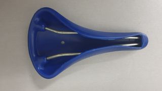 Selim de bicicleta azul