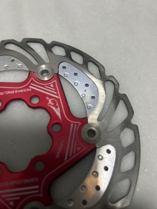 Disco Freno Bicicleta 140mm Rojo