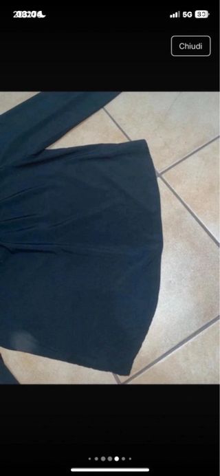 Camicietta nera donna S