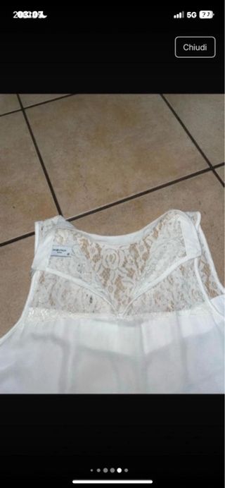 Bluse bianca Piazza Italia donna XL