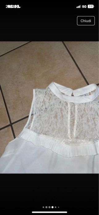 Bluse bianca Piazza Italia donna XL