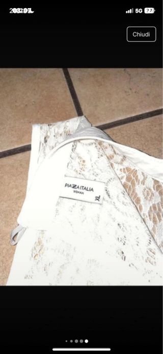 Bluse bianca Piazza Italia donna XL