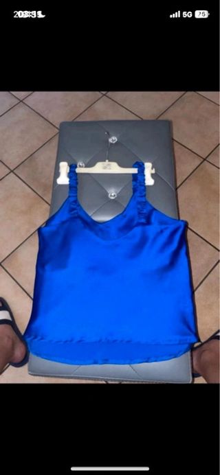 Blusa Zuiki blu elettrico taglia S