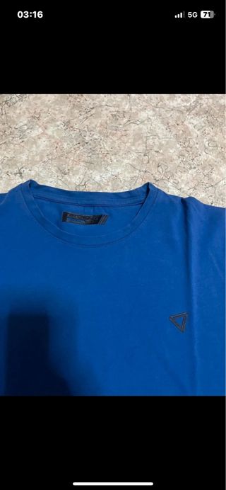 Magliette blu e gialla manica corta XL