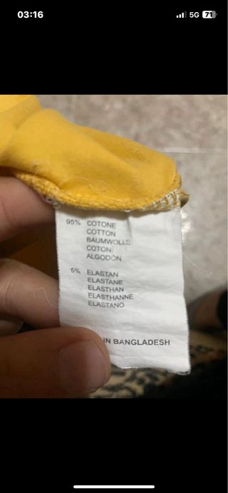 Magliette blu e gialla manica corta XL